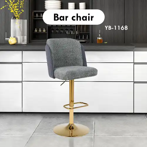 Top 5 OEM manufacturers of kitchen chairs modern bar stool Golden